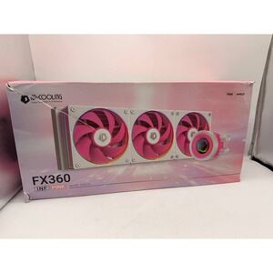 ID COOLING FX360 INF Pink All in One CPU Liquid Cooler 360mm Radiator ARGB
